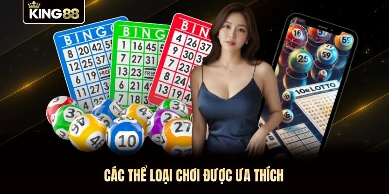 Các thể loại chơi được ưa thích Các thể loại chơi được ưa thích